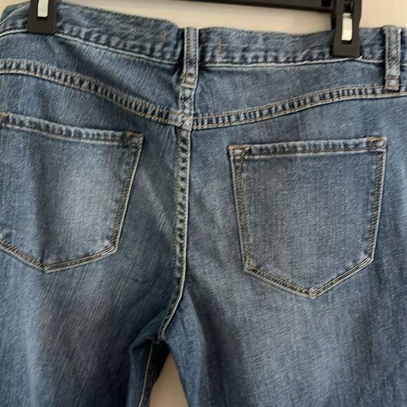 Free People Blue Straight Leg Jeans Classic Style - Picture 4 of 6